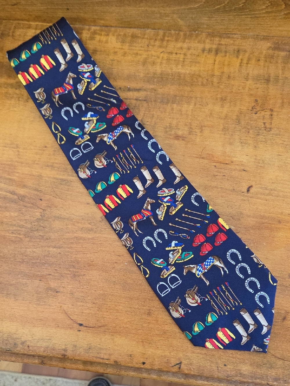 Alynn Neckwear Silk Equestrian "Tack Shop" Tie